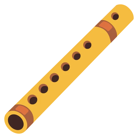 The flute emoji.