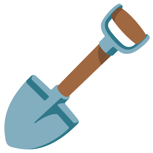 The shovel emoji.