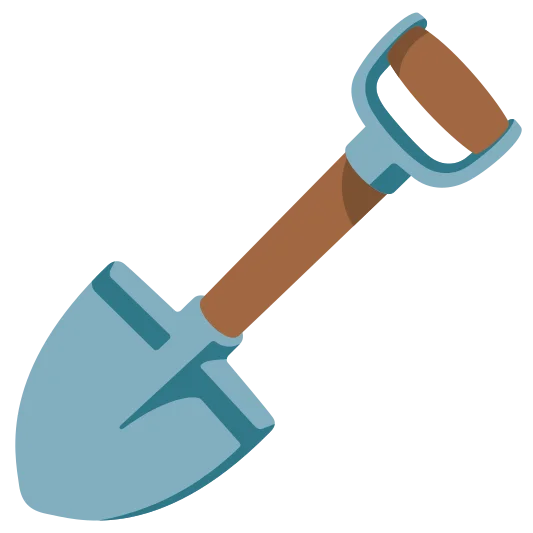The shovel emoji.