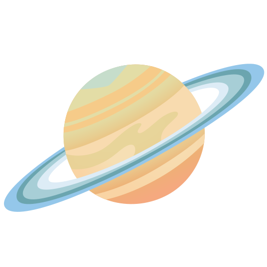 The ringed planet emoji.