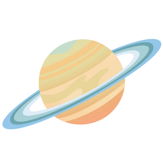 The ringed planet emoji.