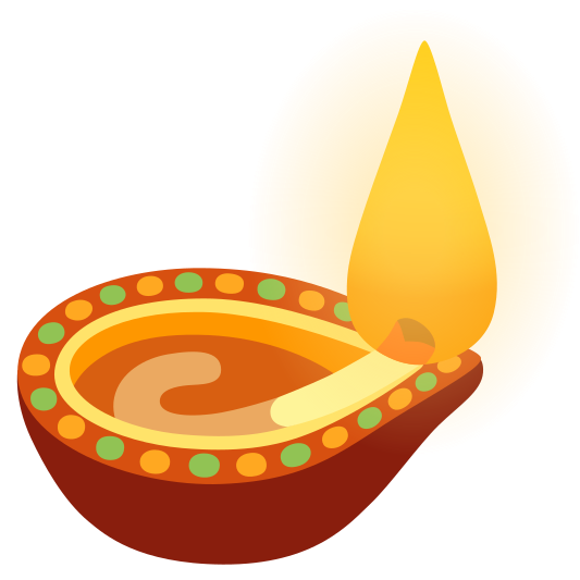 The diya lamp emoji.