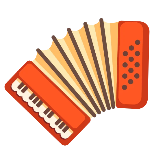 The accordion emoji.