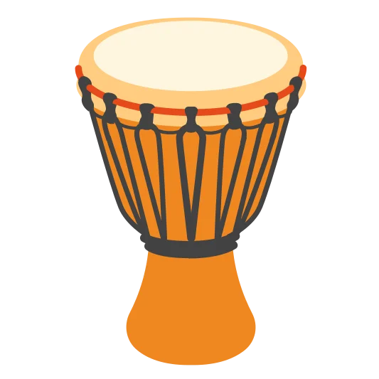 The long drum emoji.