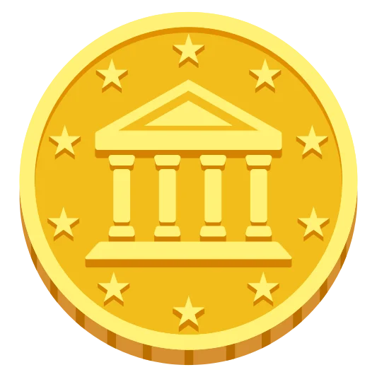 The coin emoji.