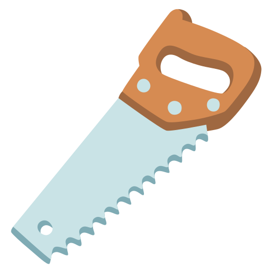 The carpentry saw emoji.