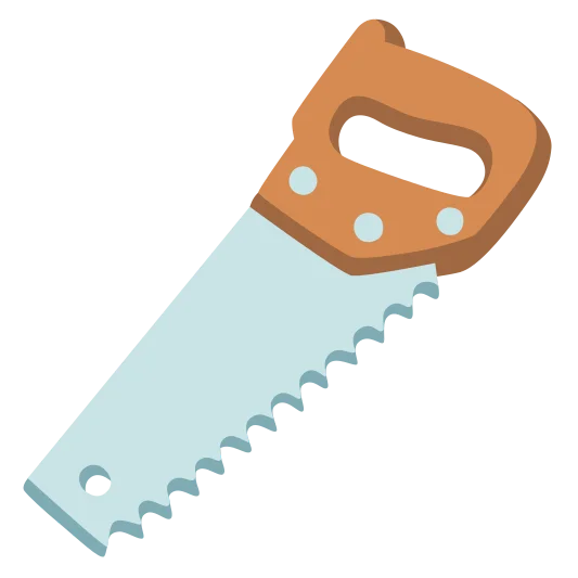 The carpentry saw emoji.