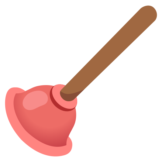 The plunger emoji.