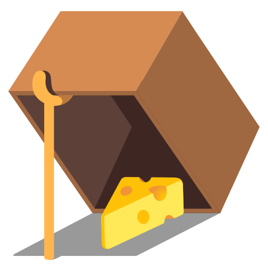The mouse trap emoji.