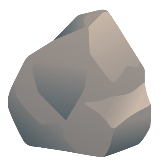 The rock emoji.