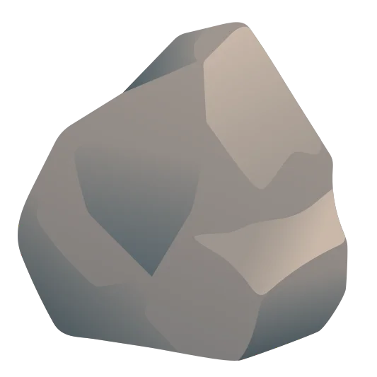 The rock emoji.