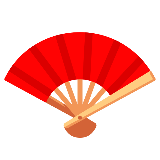 The folding hand fan emoji.