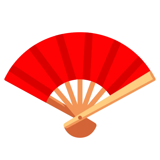 The folding hand fan emoji.