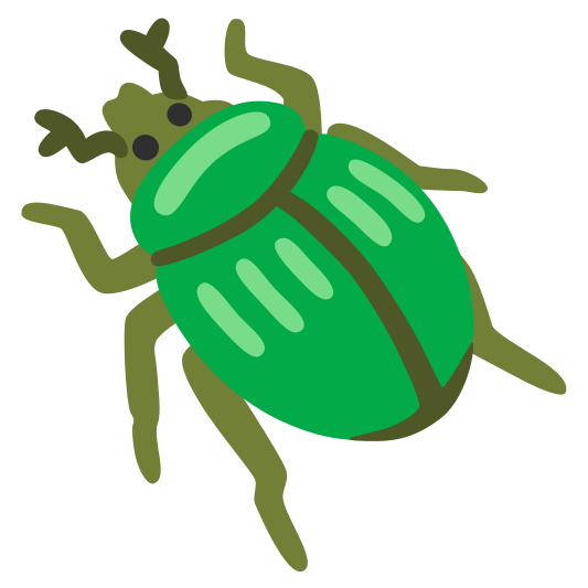 The beetle emoji.