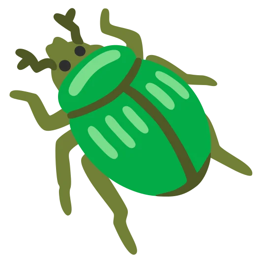 The beetle emoji.