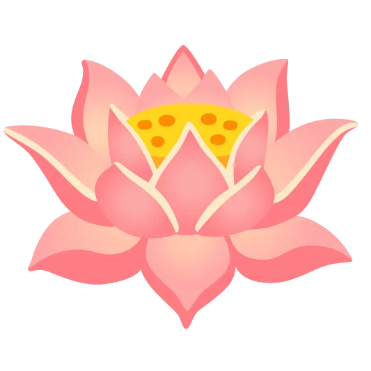 The lotus emoji.