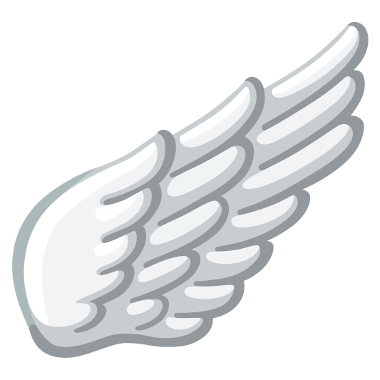 The wing emoji.
