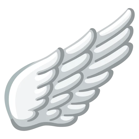 The wing emoji.