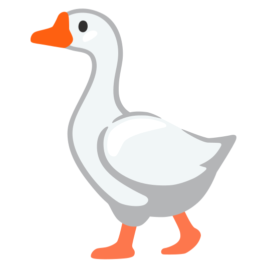 The goose emoji.