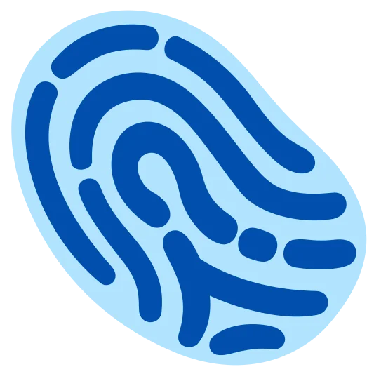 The fingerprint emoji.