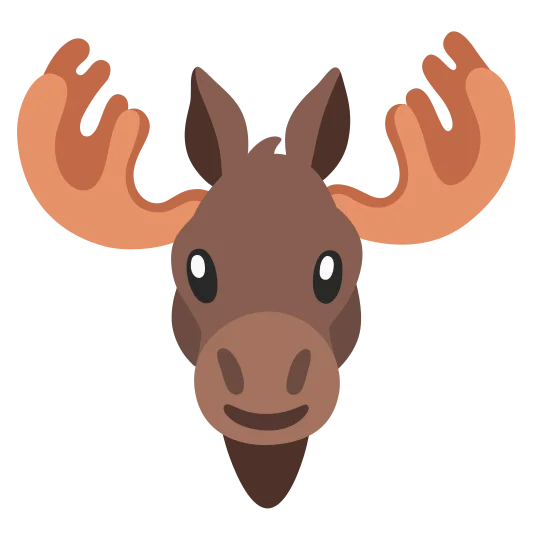 The moose emoji.