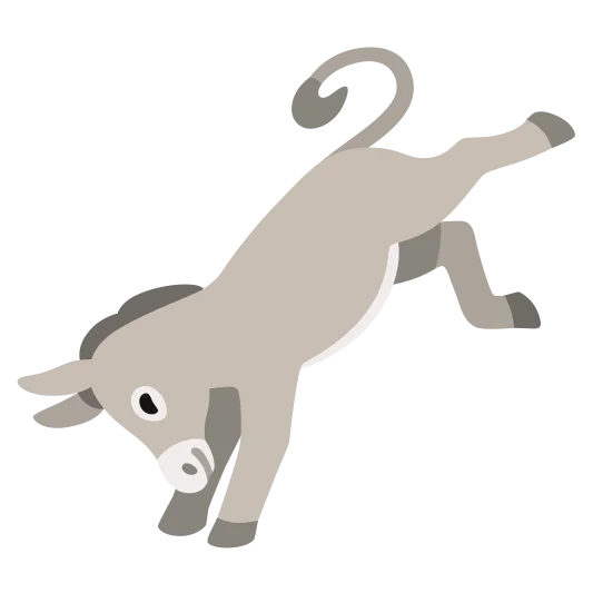 The donkey emoji.
