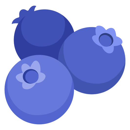 The blueberries emoji.