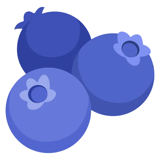 The blueberries emoji.