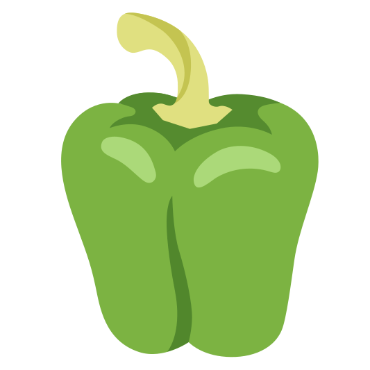 The bell pepper emoji.