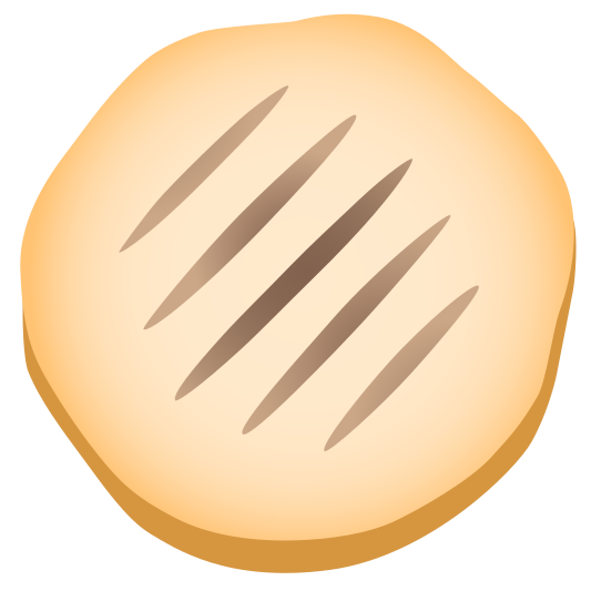 The flatbread emoji.