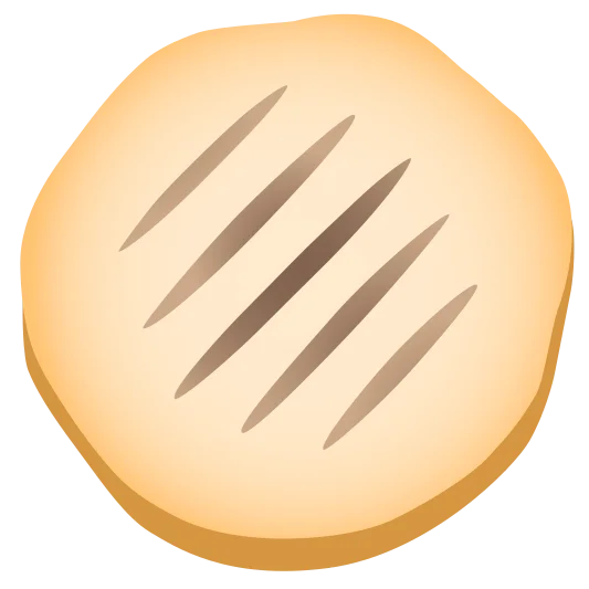 The flatbread emoji.