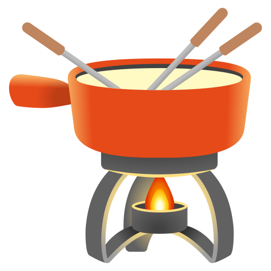 The fondue emoji.