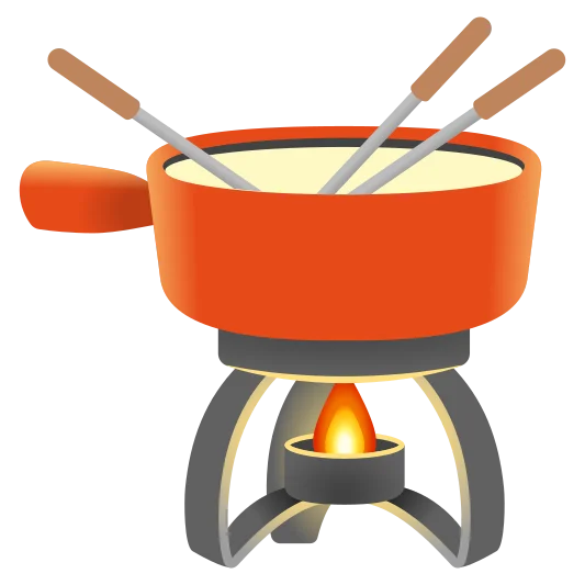 The fondue emoji.