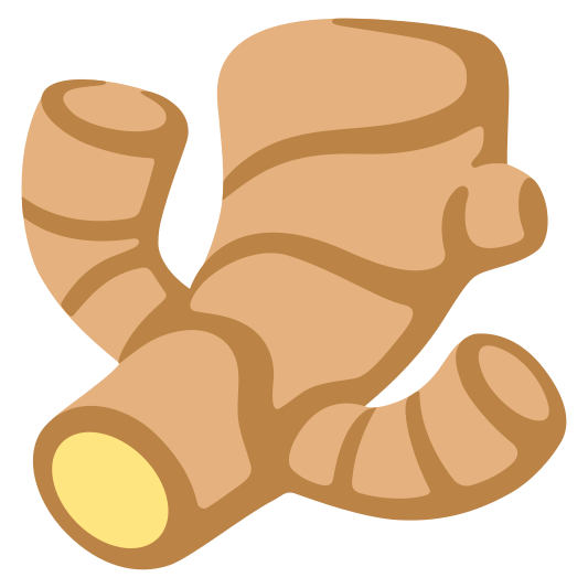 The ginger root emoji.