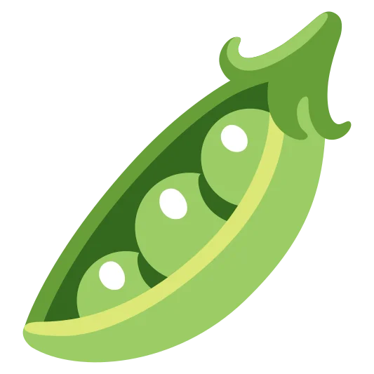 The pea pod emoji.