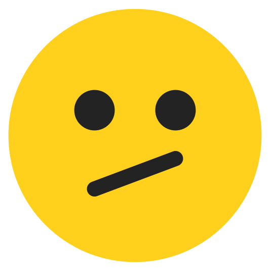 The face with diagonal mouth emoji.