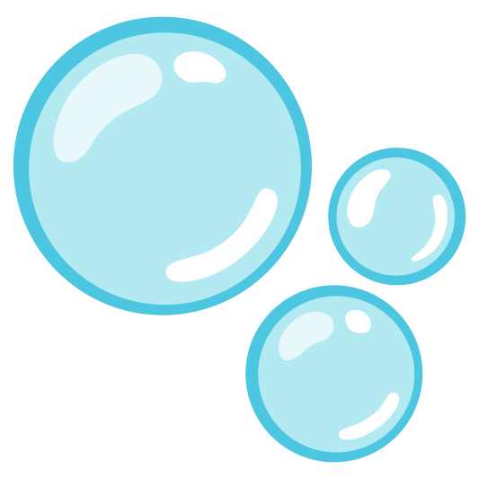 The bubbles emoji.