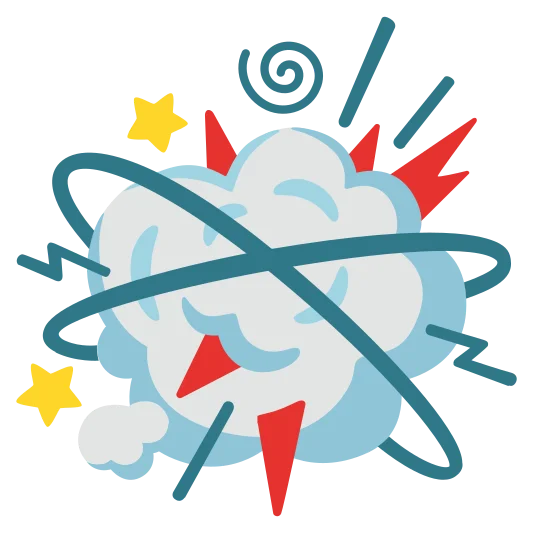 The fight cloud emoji.