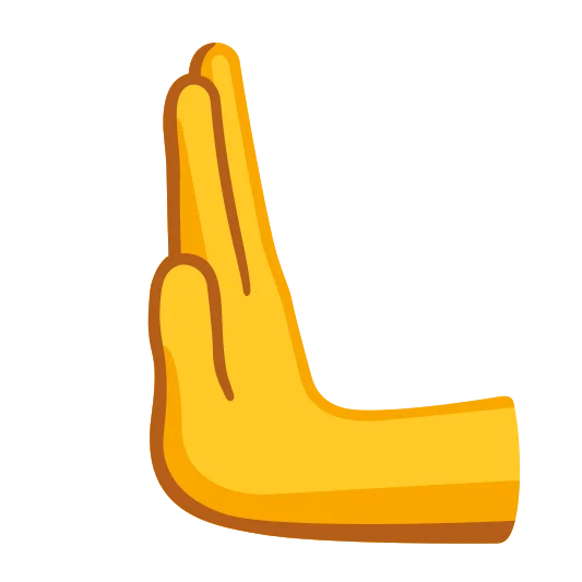 The leftwards pushing hand emoji.
