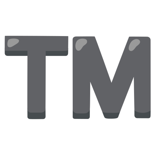 The trade mark emoji.