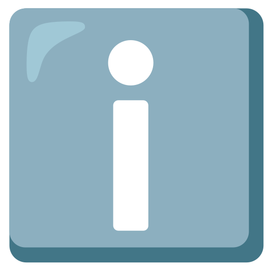 The information emoji.