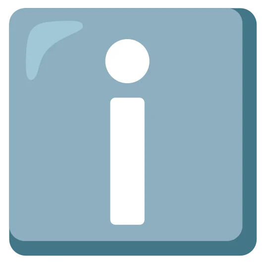 The information emoji.