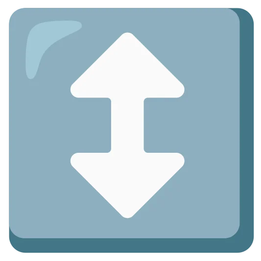 The up-down arrow emoji.