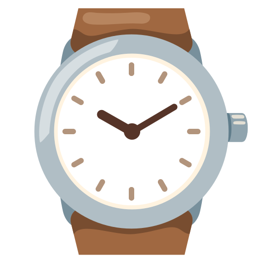 The watch emoji.