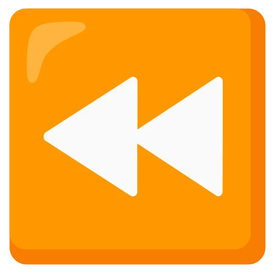 The fast reverse button emoji.