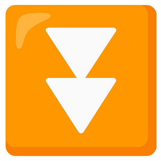 The fast down button emoji.