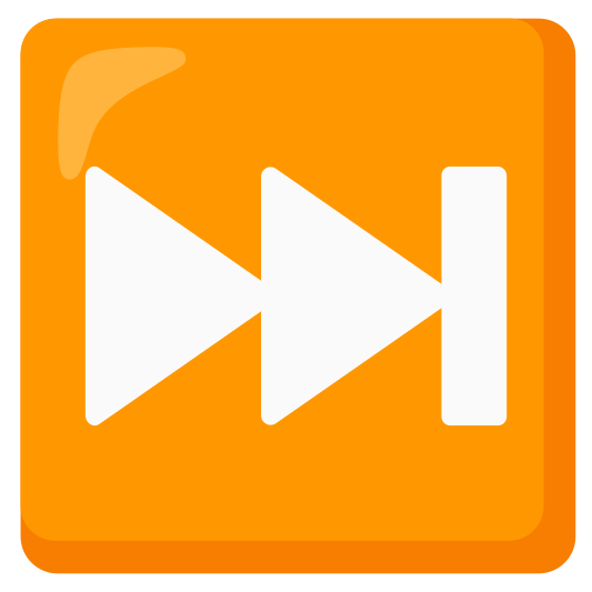 A button used for skipping to the next track in a playlist.