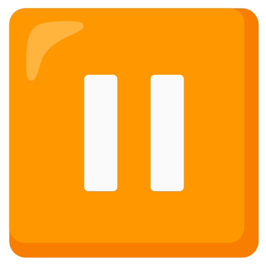 A button used for pausing audio or video content.