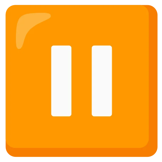 A button used for pausing audio or video content.