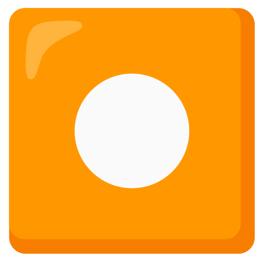 The record button emoji.